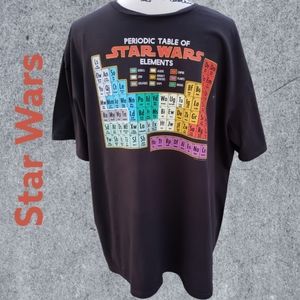 Star Wars Periodic Table black Tee